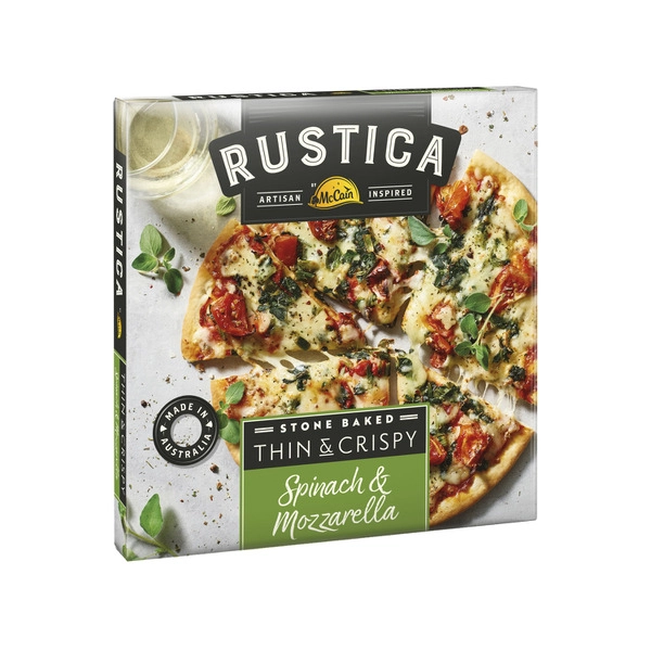 McCain Rustic Thin & Crispy Spinach Mozzarella 380g