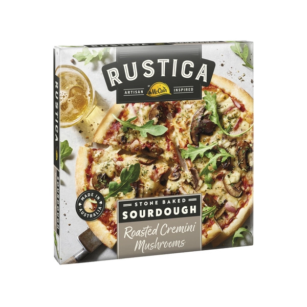 McCain Rustica Sourdough Cremini Mushroom Pizza 445g