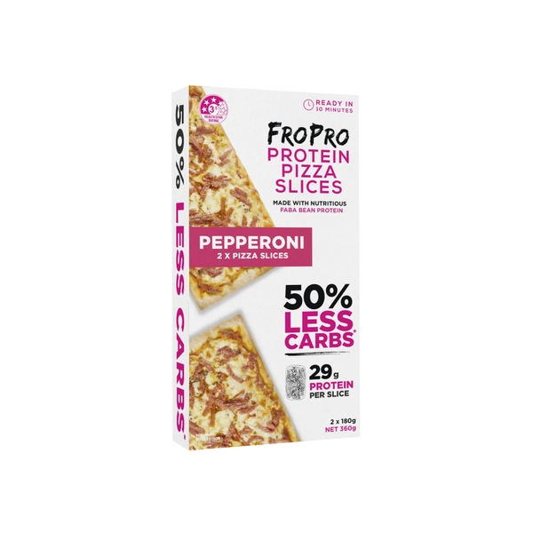 Fropro Protein Slices Pepperoni Pizza 2 Pack 360g