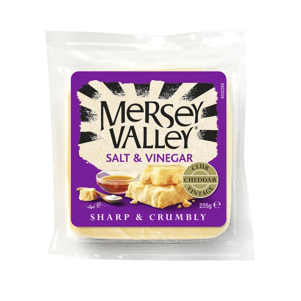 Mersey Valley Salt & Vinegar Cheddar 235g