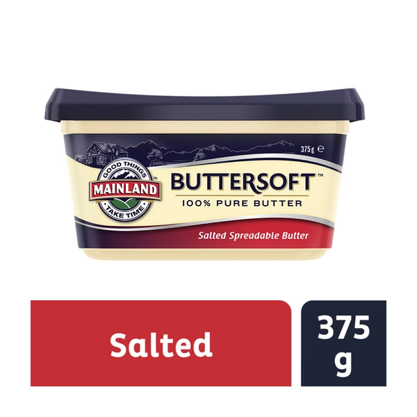 Mainland Butter Soft Salted Spreadable Butter 375g