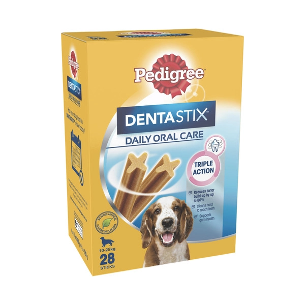 Pedigree DentaStix Medium Dog Treats Daily Oral Care Dental Chews 28 pack