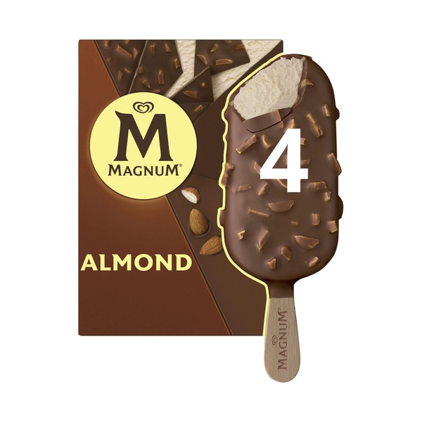 Magnum Ice Cream Almond 4Pack 428mL