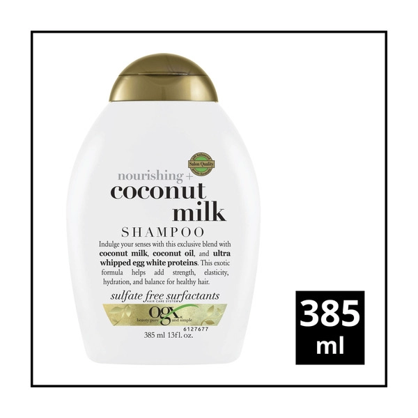 Ogx Nourishing + Hydrating Coconut Milk Shampoo For Dry Hair 384mL