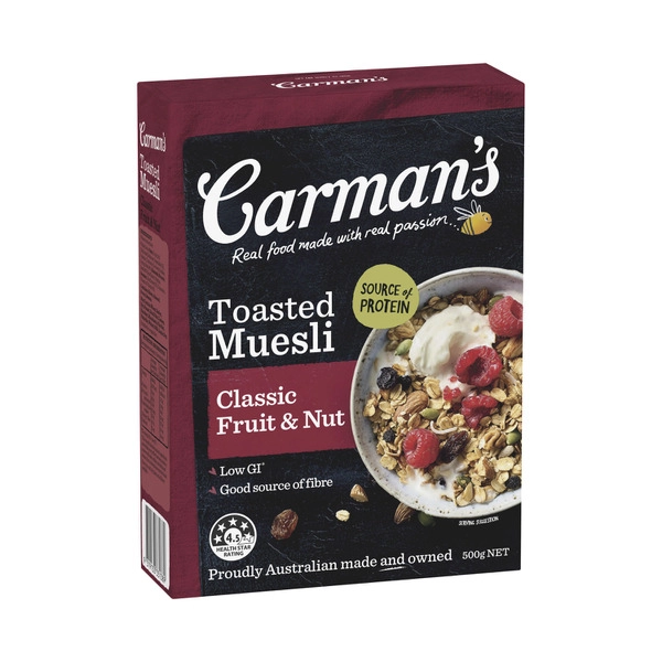 Carman's Classic Fruit & Nut Muesli 500g