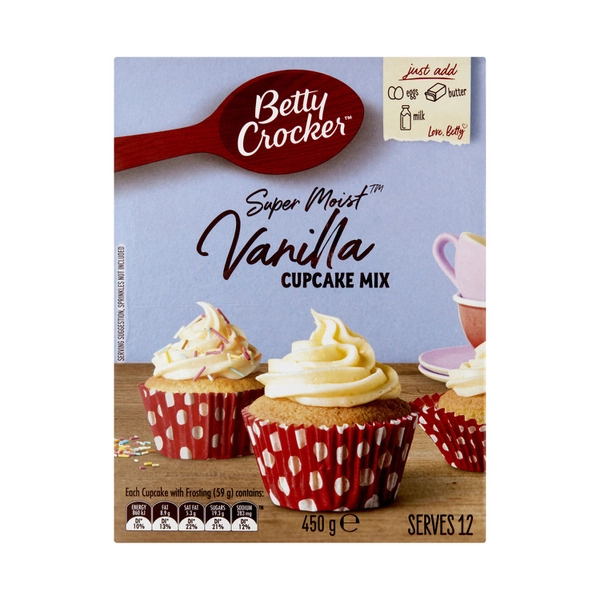 Betty Crocker Vanilla Cupcake Mix 450g