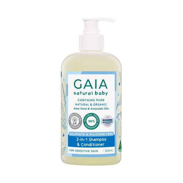 Gaia 2 In1 Shampoo & Conditioner 500mL