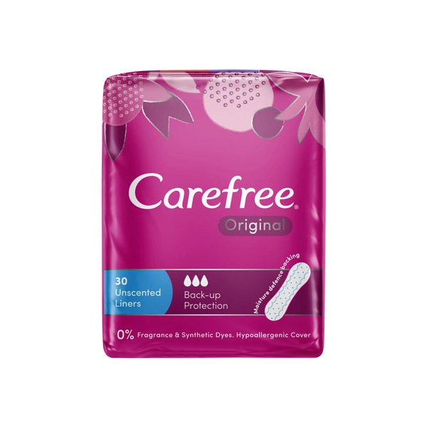 Carefree Original Unscented Liners 30 pack