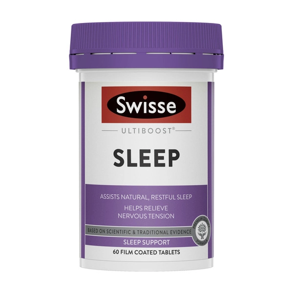 Swisse Ultiboost Sleep With Valerian To Support Healthy Sleep Patterns 60 pack