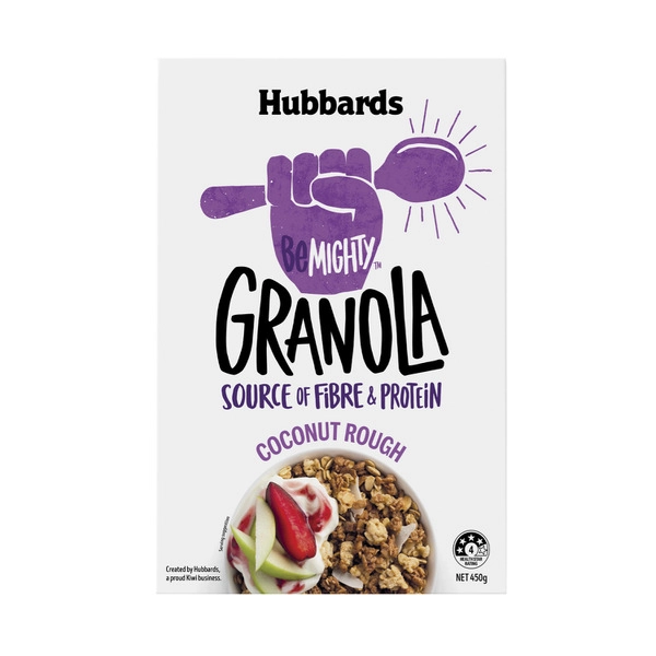 Hubbards Be Mighty Granola Coconut Rough 450g