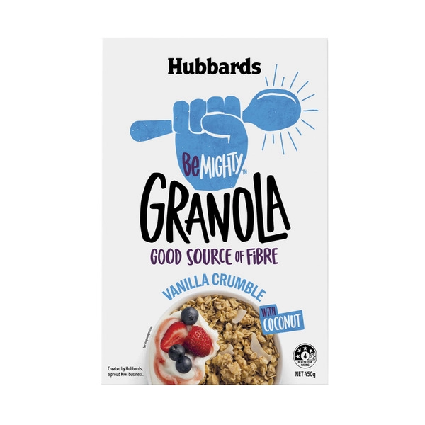 Hubbards Be Mighty Granola Vanilla Crumble 450g