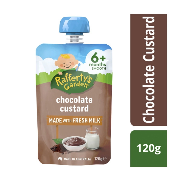 Rafferty's Garden Chocolate Custard 6 Months 120g