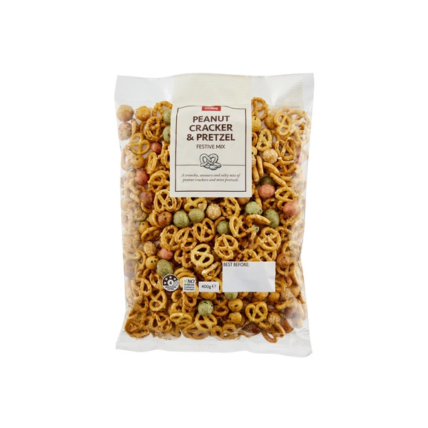 Coles Festive Prtzl Nut Snck Mx 400g