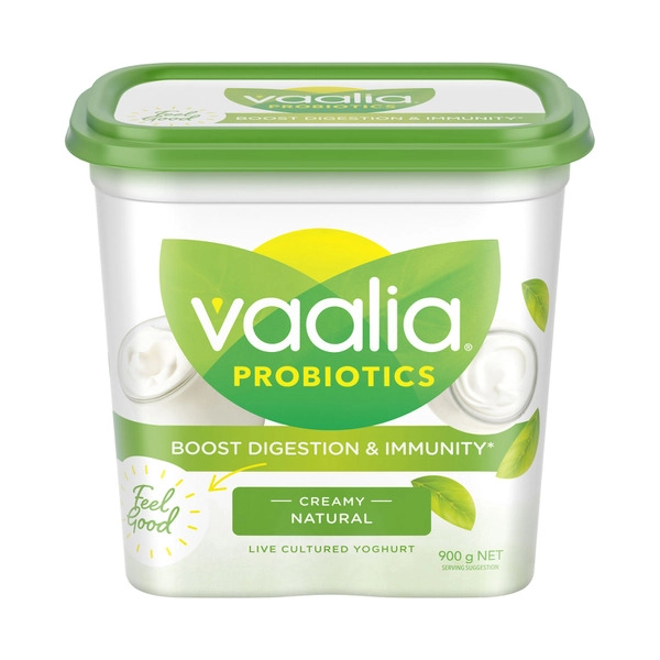 Vaalia Plain Yoghurt Low Fat 900g