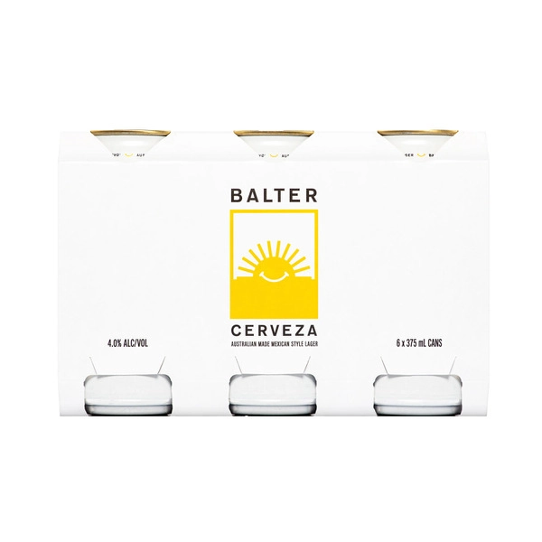 Balter Cerveza Can 375mL 6 Pack