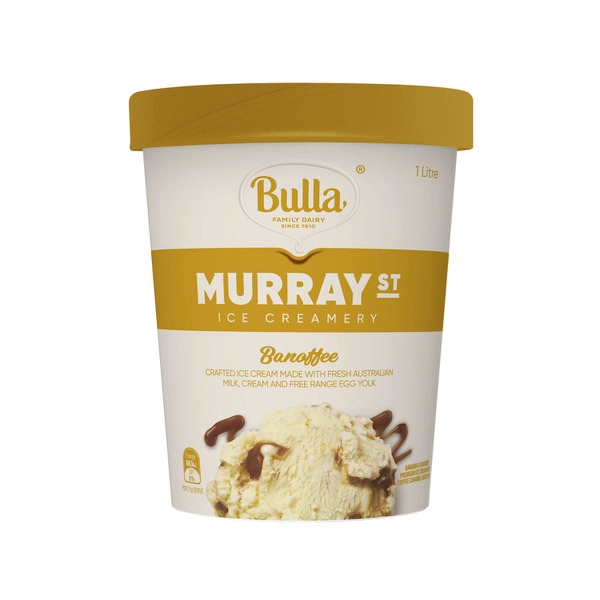 Bulla Murray St Ice Cream Banoffee 1L