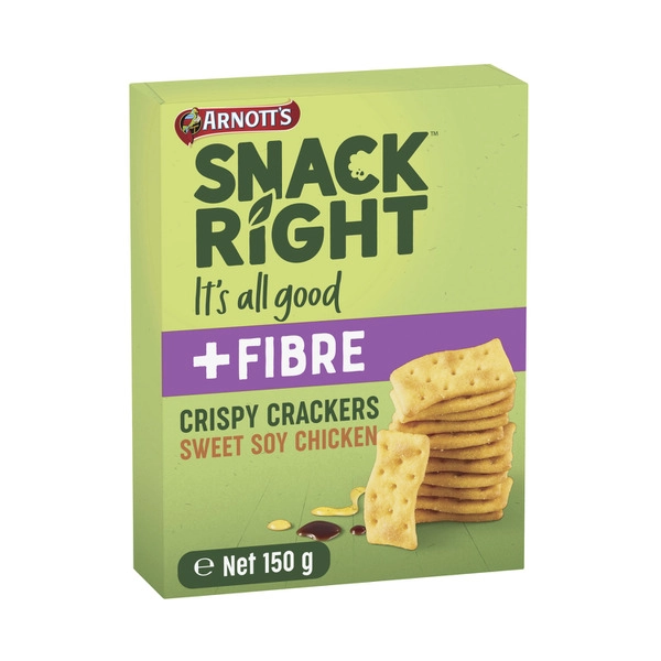 Arnott's Snackright Multipack Crispy Crackers Soy Chicken 150g