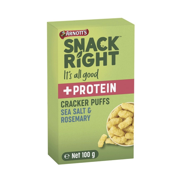 Arnotts Snackright Multipack Cracker Puffs Rosemary & Salt 150g