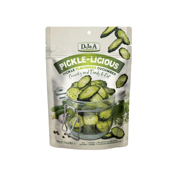 DJ&A Pickle-licious Pickled Flavoured Cucumber 50g