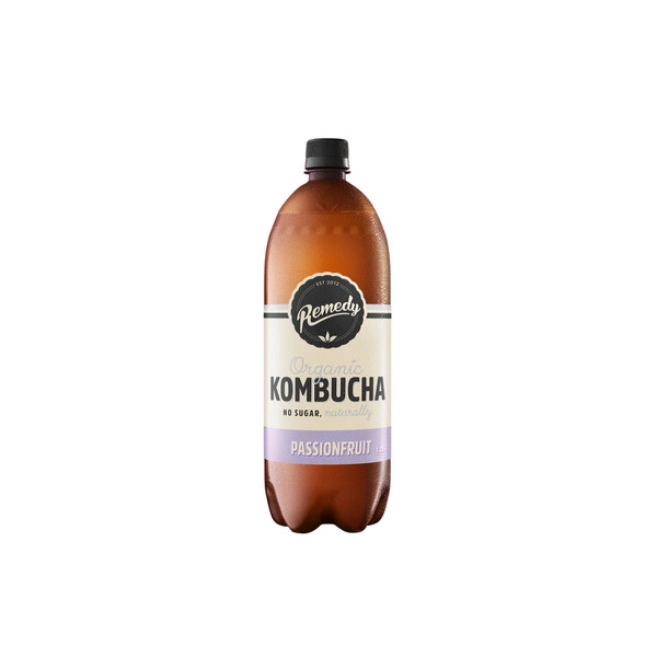 Remedy Kombucha Passionfruit 1.25L