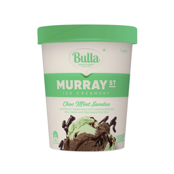 Bulla Murray St BULLA MURRAY ST CHOC MINT SUNDAE 1L 