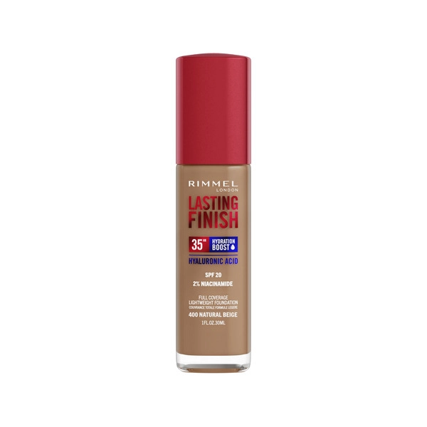 Rimmel Lasting Finish 35H Foundation 400 Natural Beige 30mL