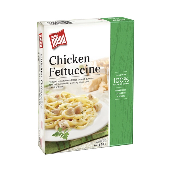 On The Menu Chicken Fettucine 260g