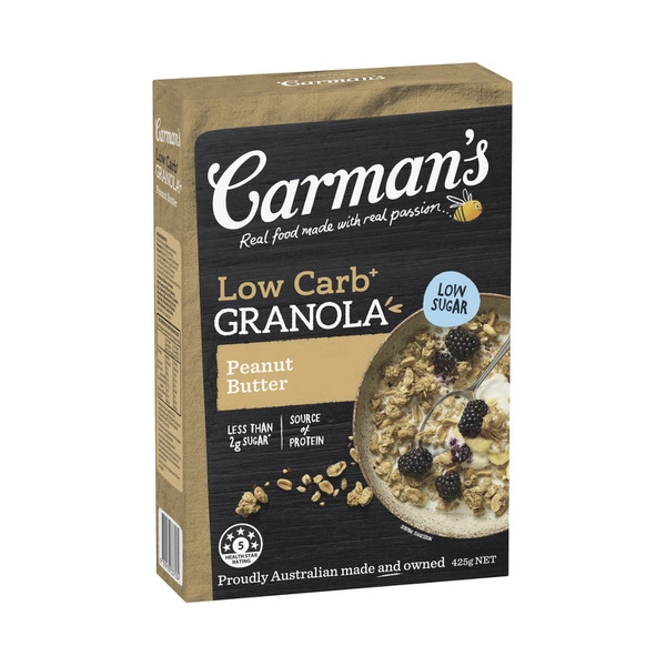 Carman's Low Carb Granola Peanut Butter 425g