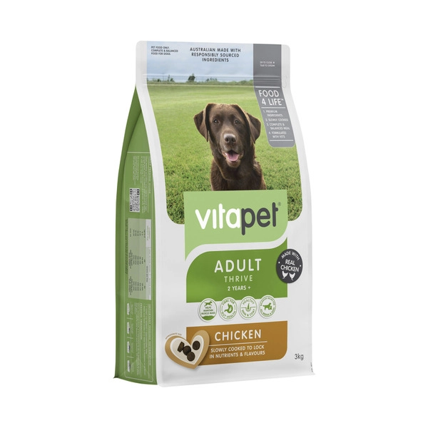 Vitapet Dry Dog Food Adult Chicken 3kg