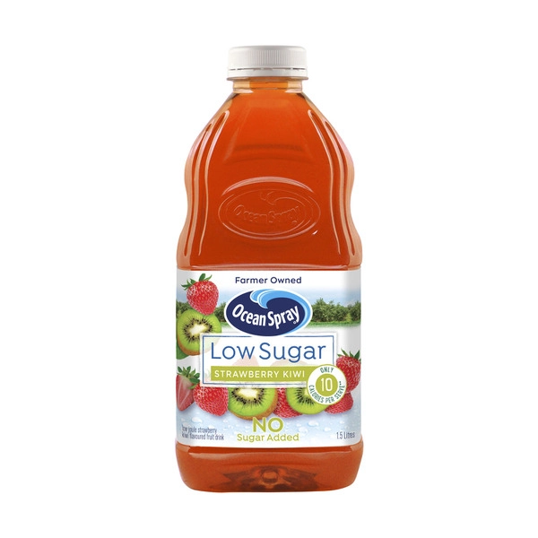 Ocean Spray Low Sugar Drink Low Sugar Strawberry And Kiwi 1.5L