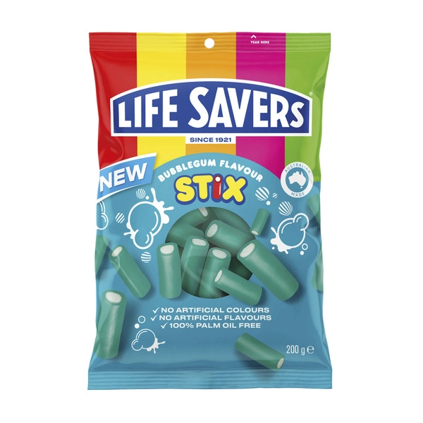 Life Savers Bubblegum Stix 200g