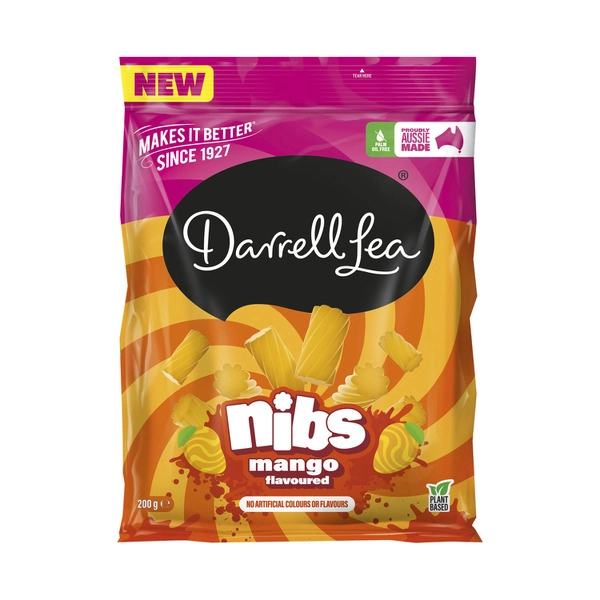 Darrell Lea Mango Nibs 200g