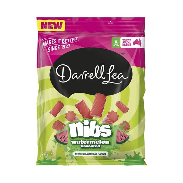 Darrell Lea Watermelon Nibs 200g