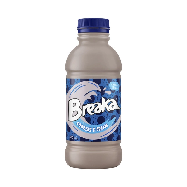 Breaka Cookies & Cream Flavoured Milk 500mL