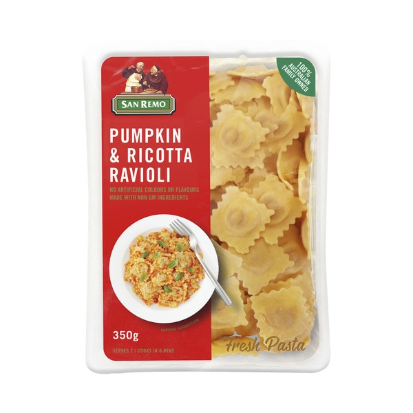 San Remo Fresh Ravioli Pumpkin & Ricotta 350g