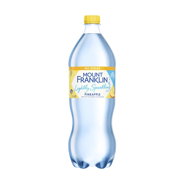 Mount Franklin Lightly Sparkling Pineapple 1.25L