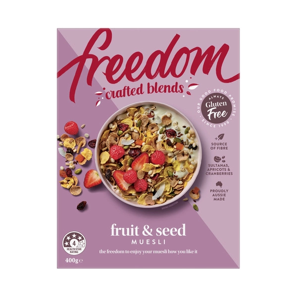 Freedom Crafted Blends Fruit & Seed Muesli 400g