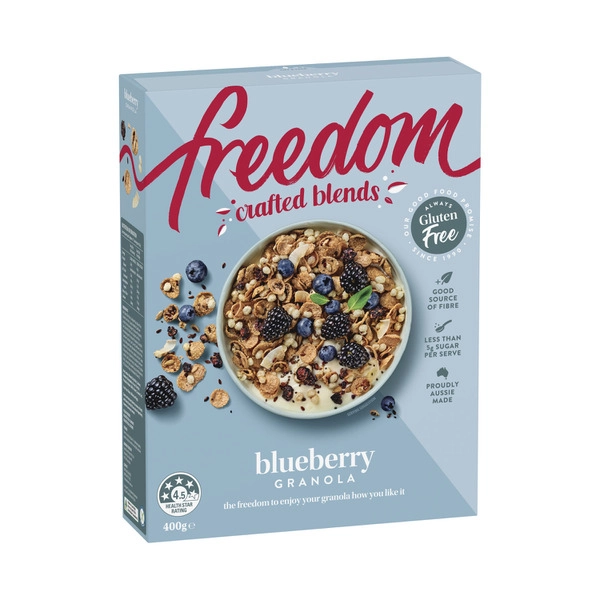 Freedom Crafted Blends Blueberry Granola 400g