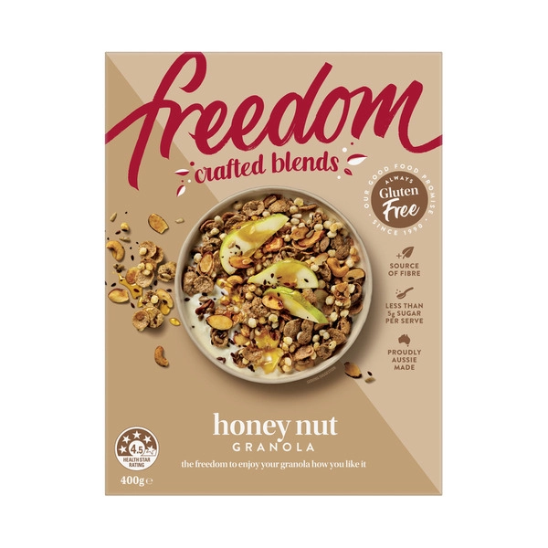 Freedom Crafted Blends Honey Nut Granola 400g