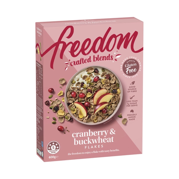 Freedom Crafted Blends Cranbery & Buckwheat Flakes 400g