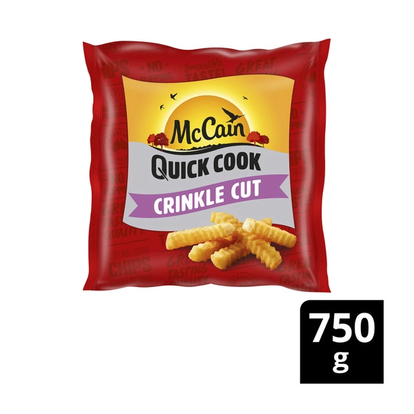 McCain Quick Cook Crinkle Cut Chips 750g