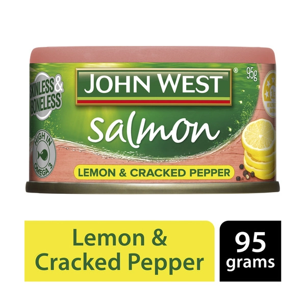 John West Salmon Tempters Lemon Cracked Pepper 95g