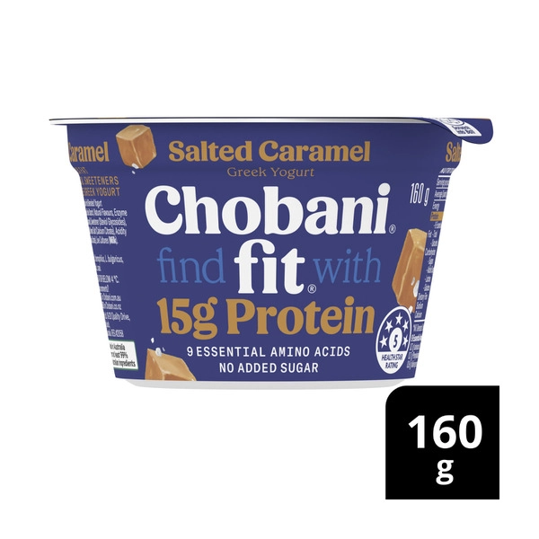 Chobani Fit High Protiein Greek Yogurt Salted Caramel 160g