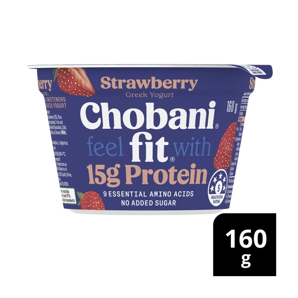 Chobani Fit High Protein Greek Yogurt Strawberry 160g