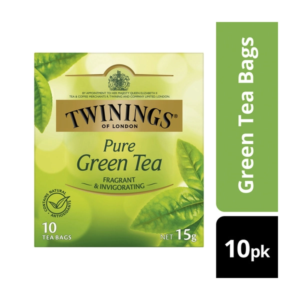 Twinings Pure Green Tea Bags 10 pack 15g