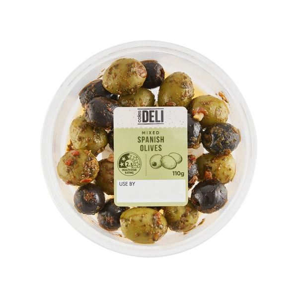 Coles Spanish Olive Mix 110g