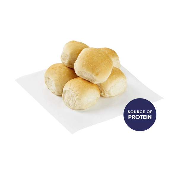 Coles Soft Round Rolls 6 pack