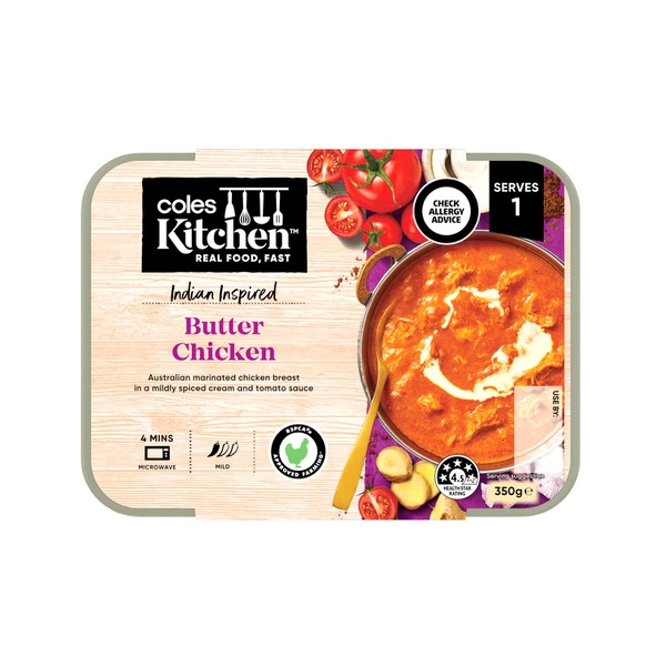 Coles Kitchen Butter Chicken 350g