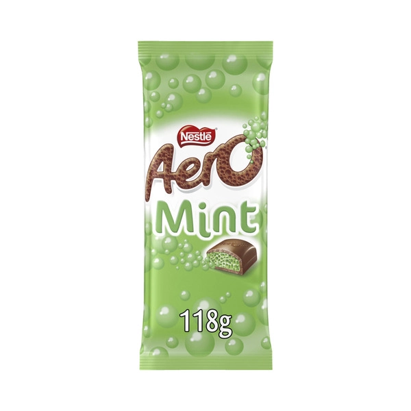 Aero Peppermint Milk Chocolate Block 118g