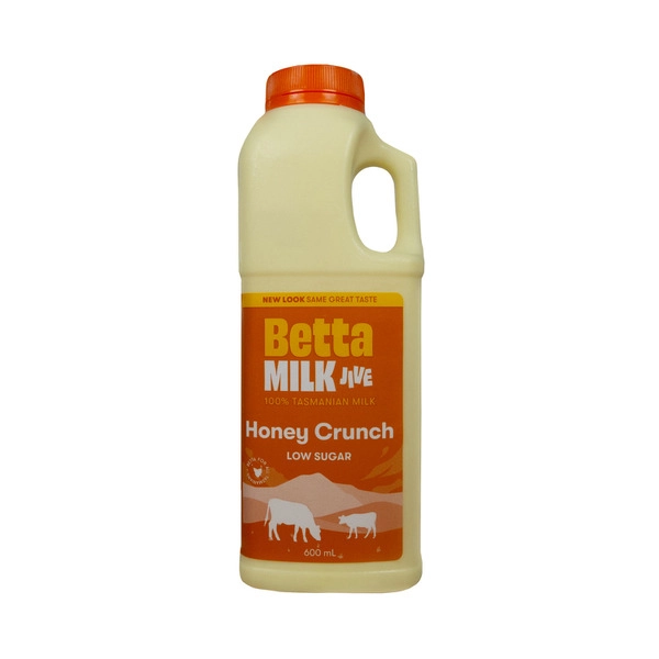 Betta Milk Jive Honey Crunch Flavoured Milk 600mL